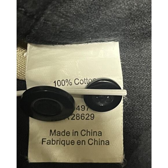 Stussy Shirt Mens Medium Black Polka Dot Corduroy Button Up Long Sleeve Casual - Picture 9 of 14